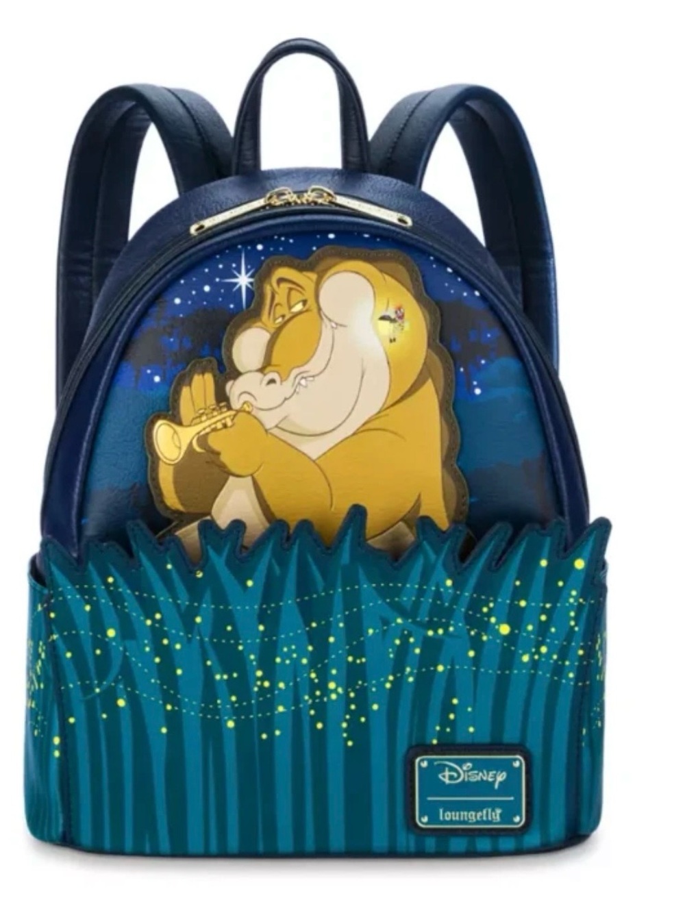 Loungefly Disney’s Princess and the Frog- Louis & Ray glow-in-dark new with tag